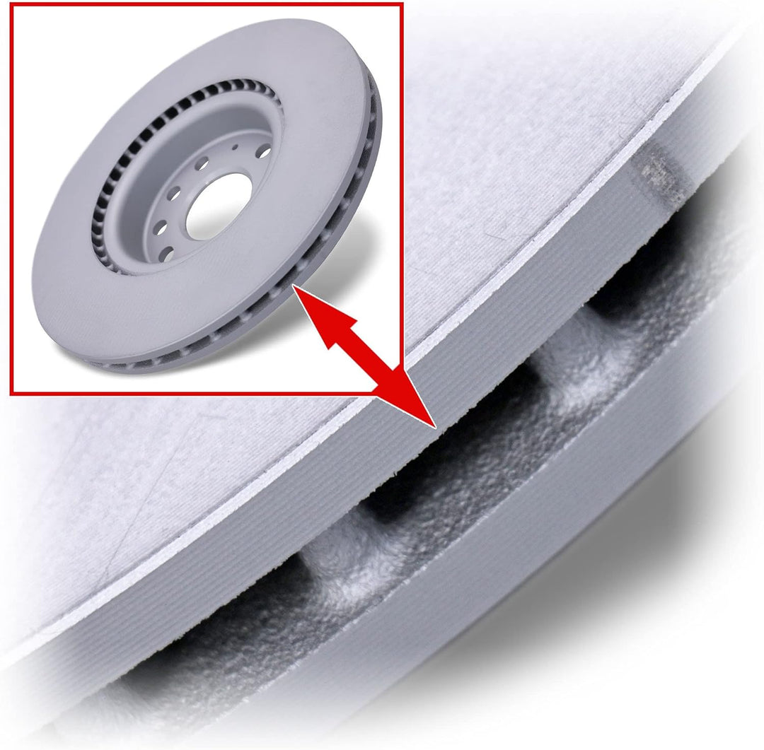 Zimmermann 100.3300.20 Bremsscheibe, vorne, Coat Z, 2er pack