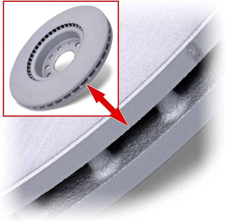 Zimmermann 100.3300.20 Bremsscheibe, vorne, Coat Z, 2er pack