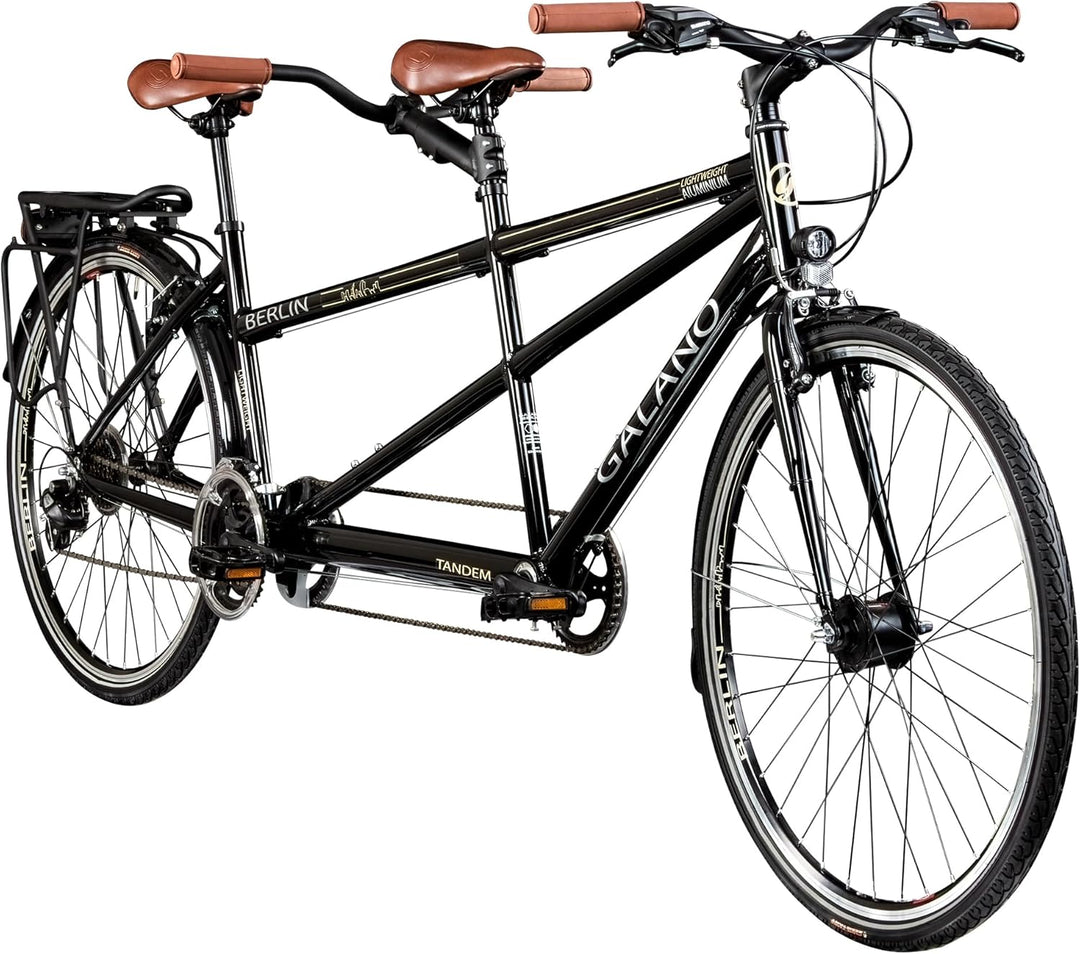 Galano Tandem Fahrrad 2 Personen Trekkingrad 21 Gang ab 150 cm Trekkingfahrrad Damen und Herren 28 Z