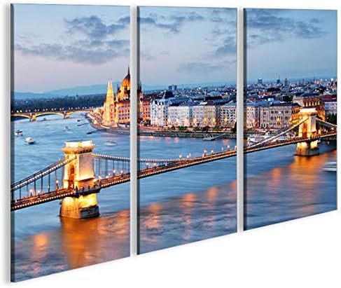 islandburner Bild Bilder auf Leinwand Budapest 3p XXL Poster Leinwandbild Wandbild art up your life