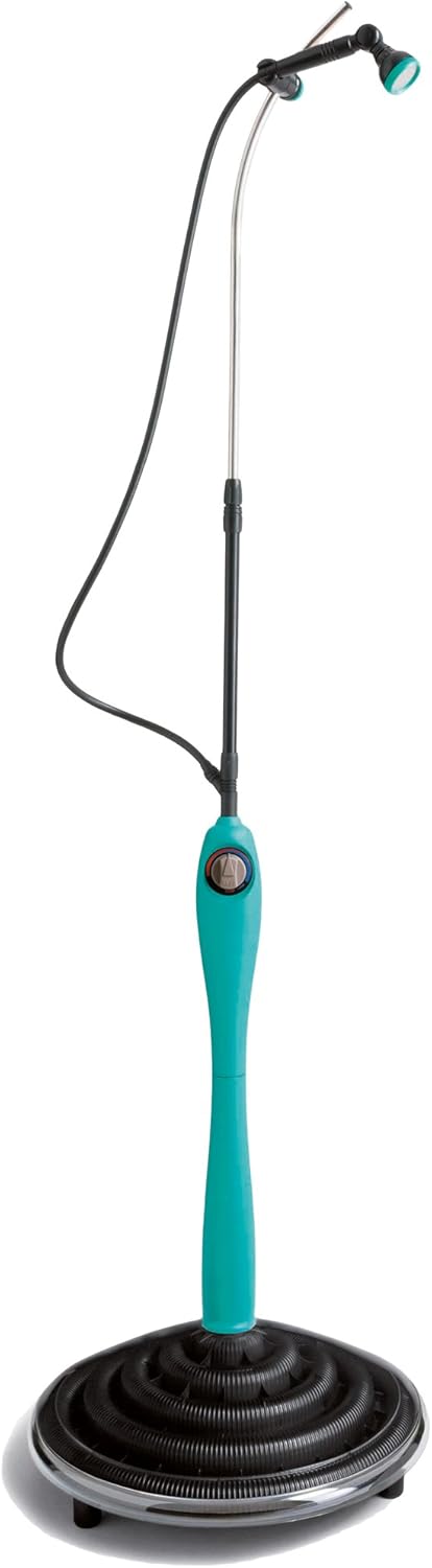 G.F Solardusche Sunny Premium, Blaue Gartendusche mit UV-beständigem Wassertank - Pooldusche mit ind