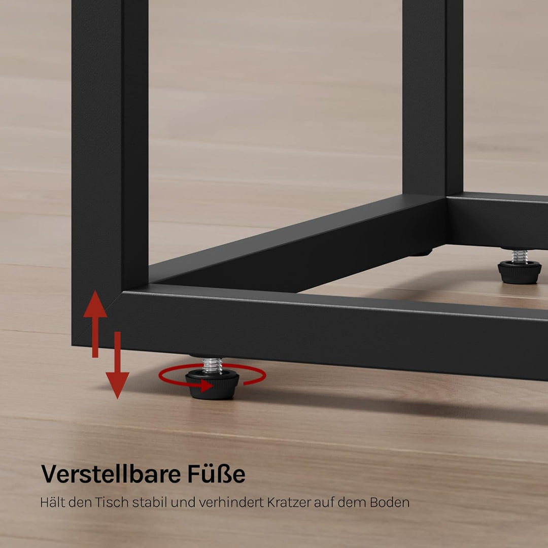 WOLTU® Beistelltisch Kaffeetisch Couchtisch Sofatisch Nachttisch Betttisch Laptoptisch, Gestell aus