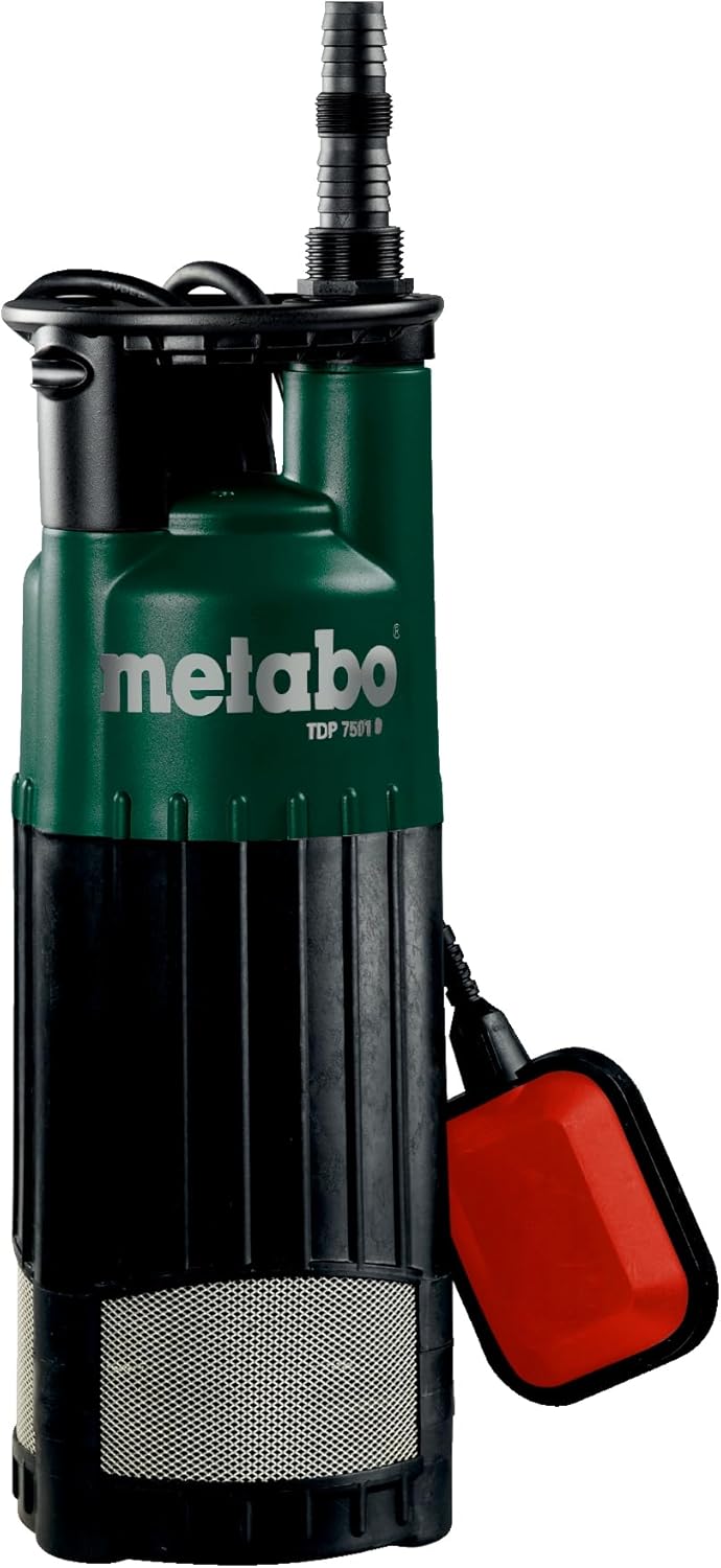 Metabo Tauchdruckpumpe TDP 7501 S (0250750100) Karton, Nennaufnahmeleistung: 1000 W, Max. Fördermeng