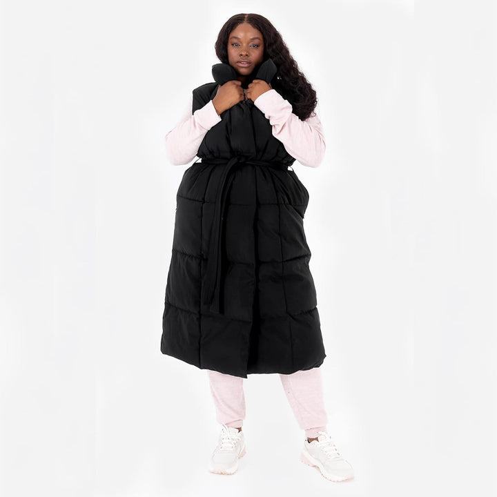 Lovedrobe Damen Ladies Womens Gilet Sleeveless Winter Jacket Coat Long Quilted Body Warmer Plus Size
