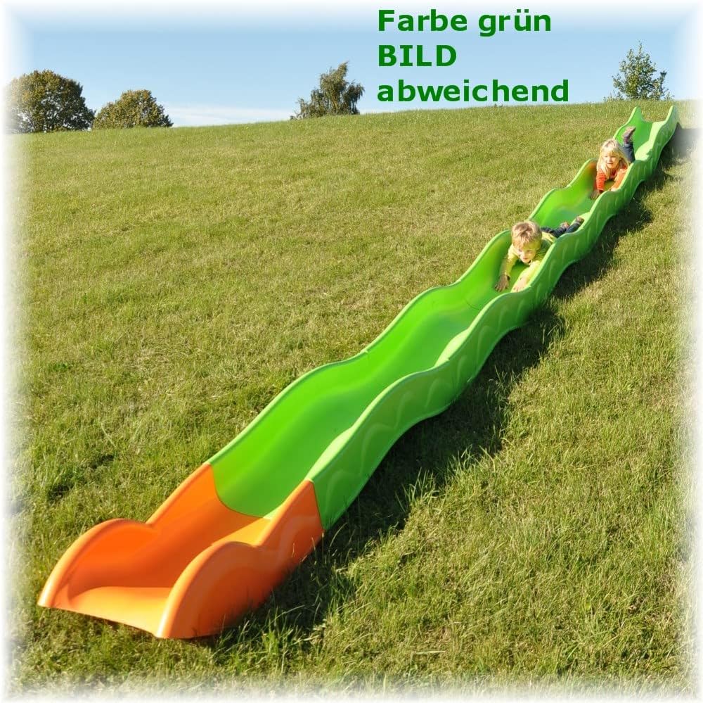 Hangrutsche Wellenrutsche 5.00 m grün