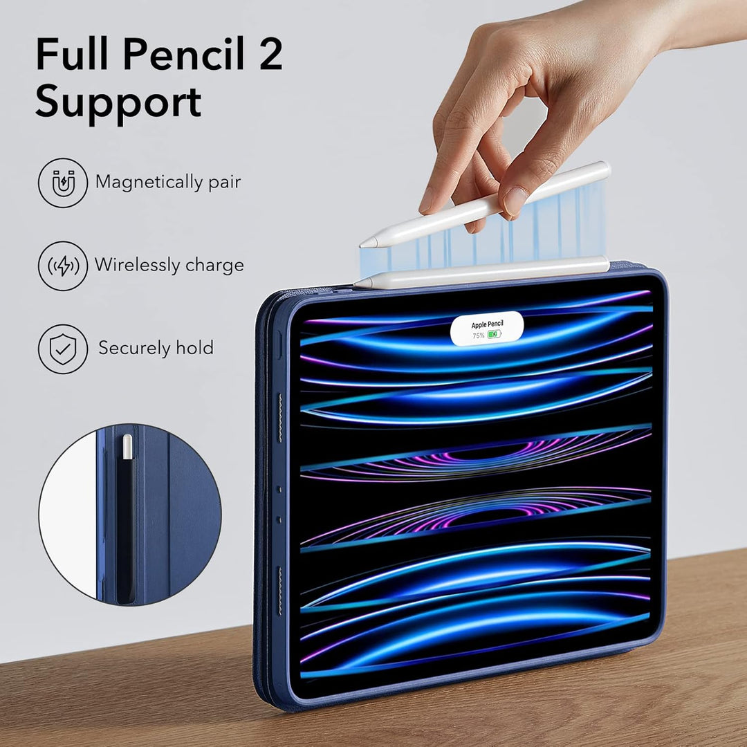 ESR für iPad Pro 11 Hülle 2022/2021, iPad Pro11 Zoll Case, abnehmbare magnetische Abdeckung, Verstel