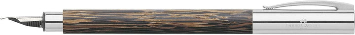 Faber-Castell 148172 - Füllfederhalter AMBITION Cocos, Federbreite EF, inkl. Geschenkverpackung und