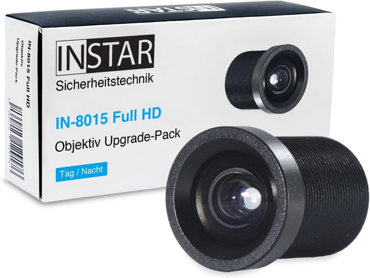 INSTAR Super-Weitwinkelobjektiv für INSTAR IN-8015 / IN-8415 2K+ / 2,8mm / IP Kamera/Überwachungskam