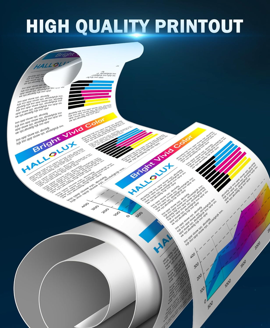 HALLOLUX 410A CF410A Toner Kompatibel für HP 410X 410A CF410A CF410X Multipack Tonerkartusche Laserj