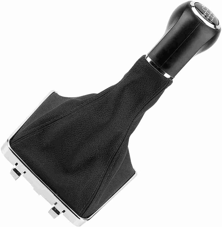 Schaltknauf Lederabdeckung, 5 Gang und 6 Gang Schaltknauf Gamasche Kofferraumabdeckung Ersatz für Op