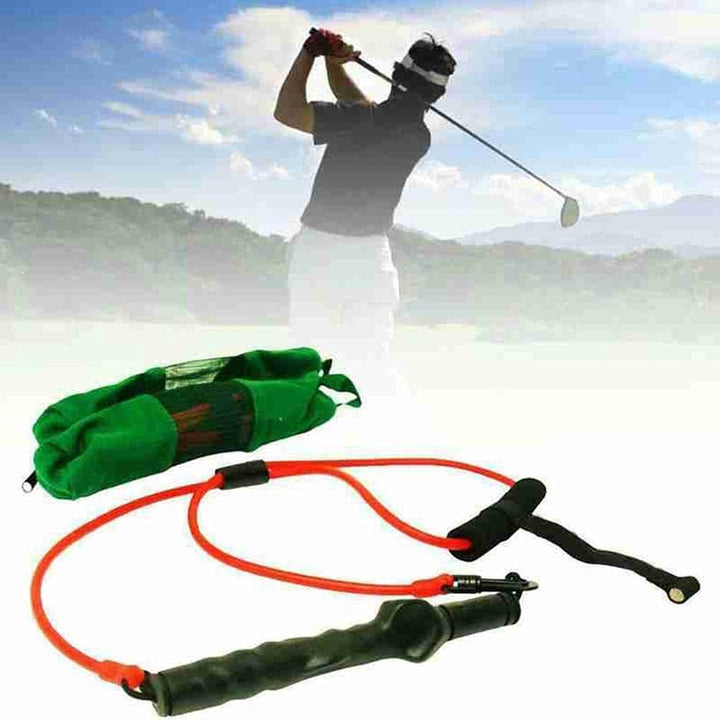 HUSHUI Golf Gym Power Swing Trainer Widerstandsbänder, Golf Swing Trainer Indoor Golf Übungsbänder S