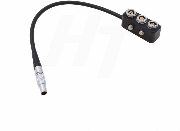 HangTon Power Splitter Kabelbox 0B 3 Pin Stecker auf 2 x 0B 2-polig 1 x Fischer RS 3 Pin Buchse