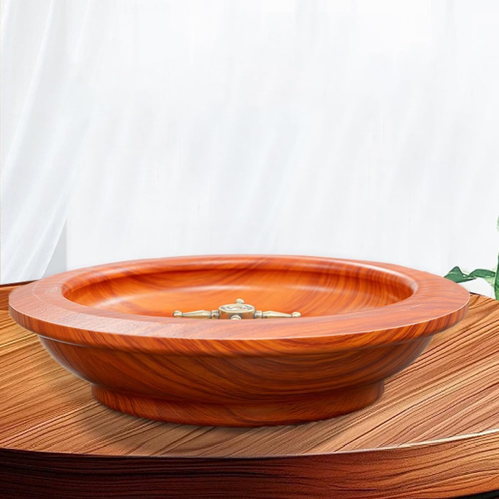 Glixoft Holz-Roulette-Rad, 12 Zoll, Digitales Zifferblatt, Russisches Roulette, Brettspiel, Lotterie