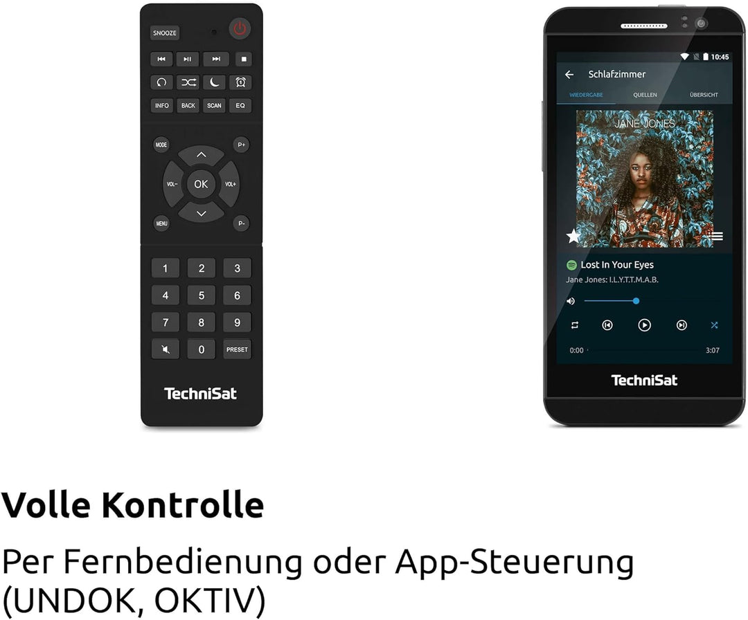 TechniSat DIGITRADIO 143 CD (V3) – Digital HiFi-Tuner, Internetradio (DAB+, UKW, Bluetooth-Audiostre