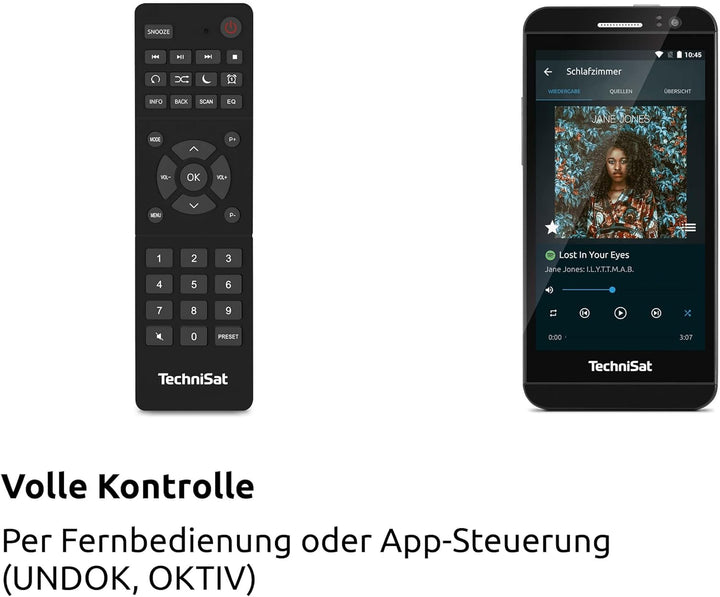 TechniSat DIGITRADIO 143 CD (V3) – Digital HiFi-Tuner, Internetradio (DAB+, UKW, Bluetooth-Audiostre