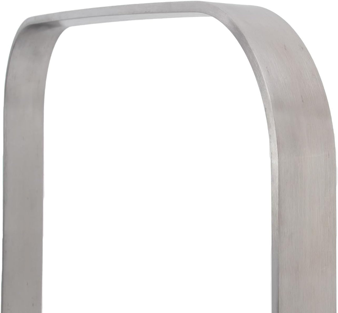 2x TRUTZHOLM Fahrradanlehnbügel Fahrradständer Anlehnständer aus Edelstahl 117 x 80 cm zum Einbetoni