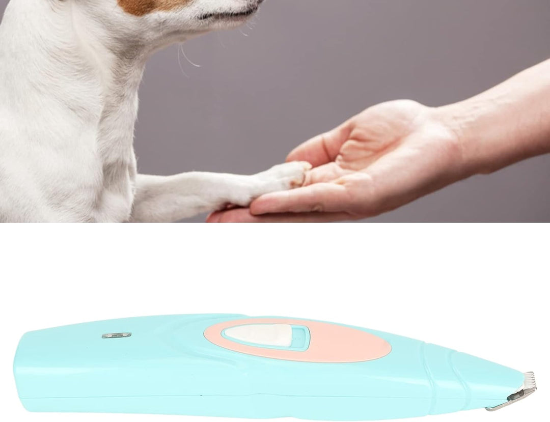 Qcwwy Hundehaarschneider, Hundehaar von Pfoten, Augen, Ohren, Gesicht, Trimmer, Kabellos, Hunde, Kat
