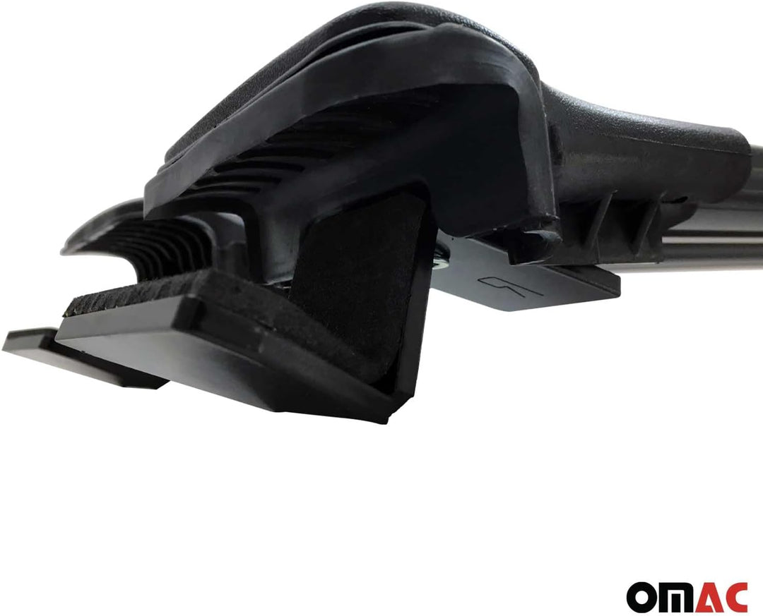 Dachträger Grundträger Auto kompatibel mit Dacia Duster 2 II 2018-2023 Alu Schwarz