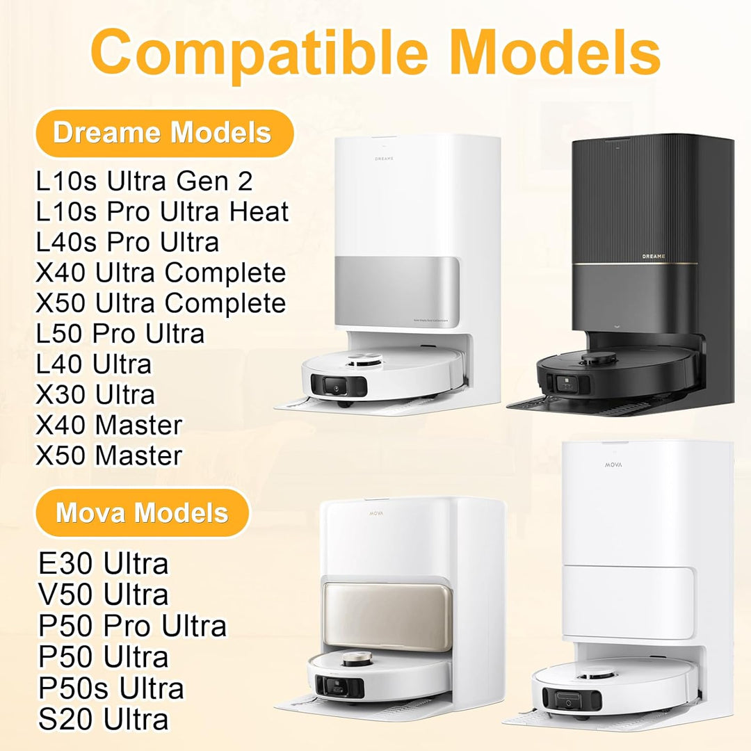 RUKHOOL 14 Staubbeutel für Dreame L10s Ultra Gen 2 / X50 /X40 Ultra Complete /L40S /L10s Pro Ultra H