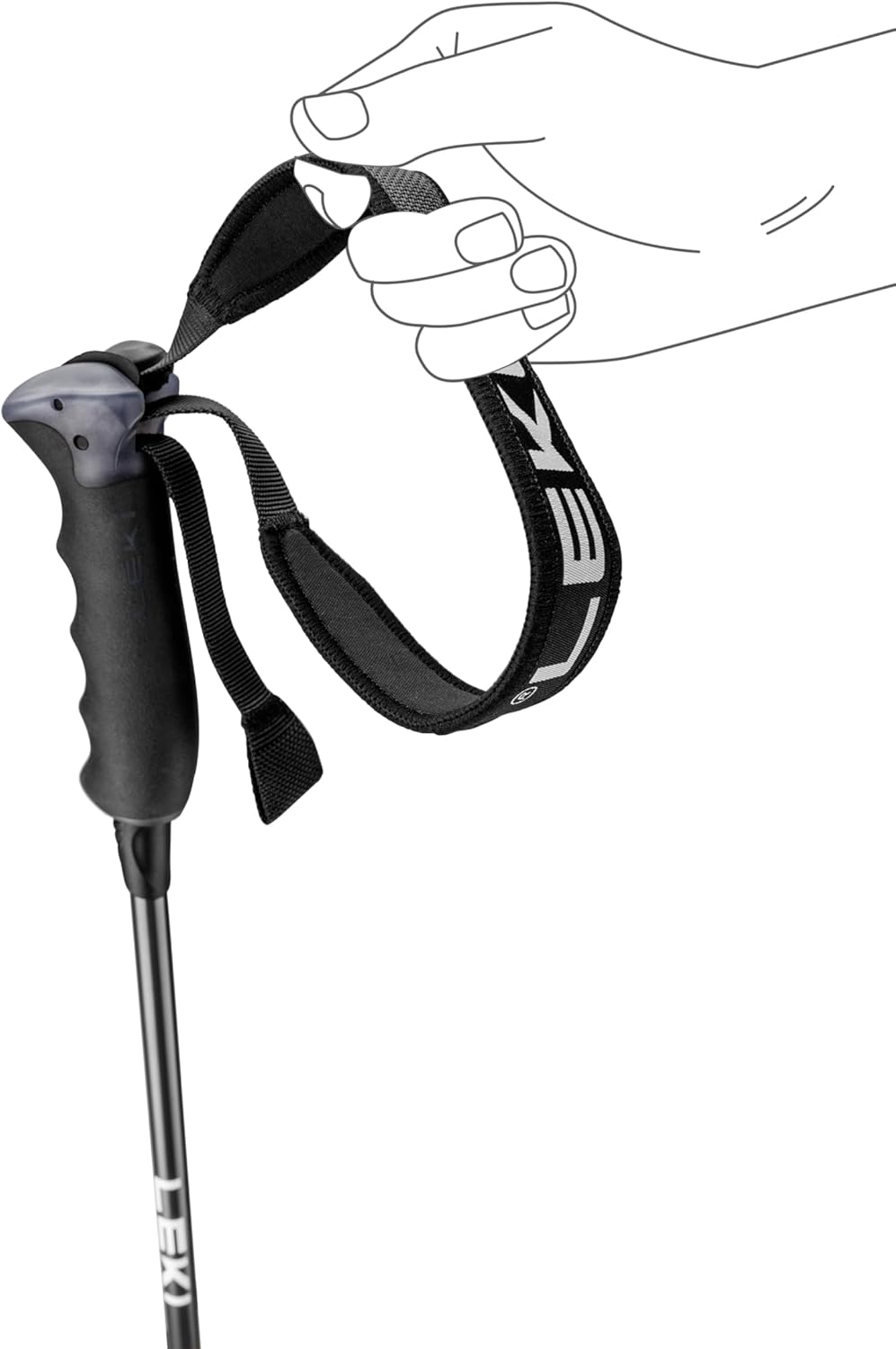 LEKI Neolite Carbon schwarz 130, 130