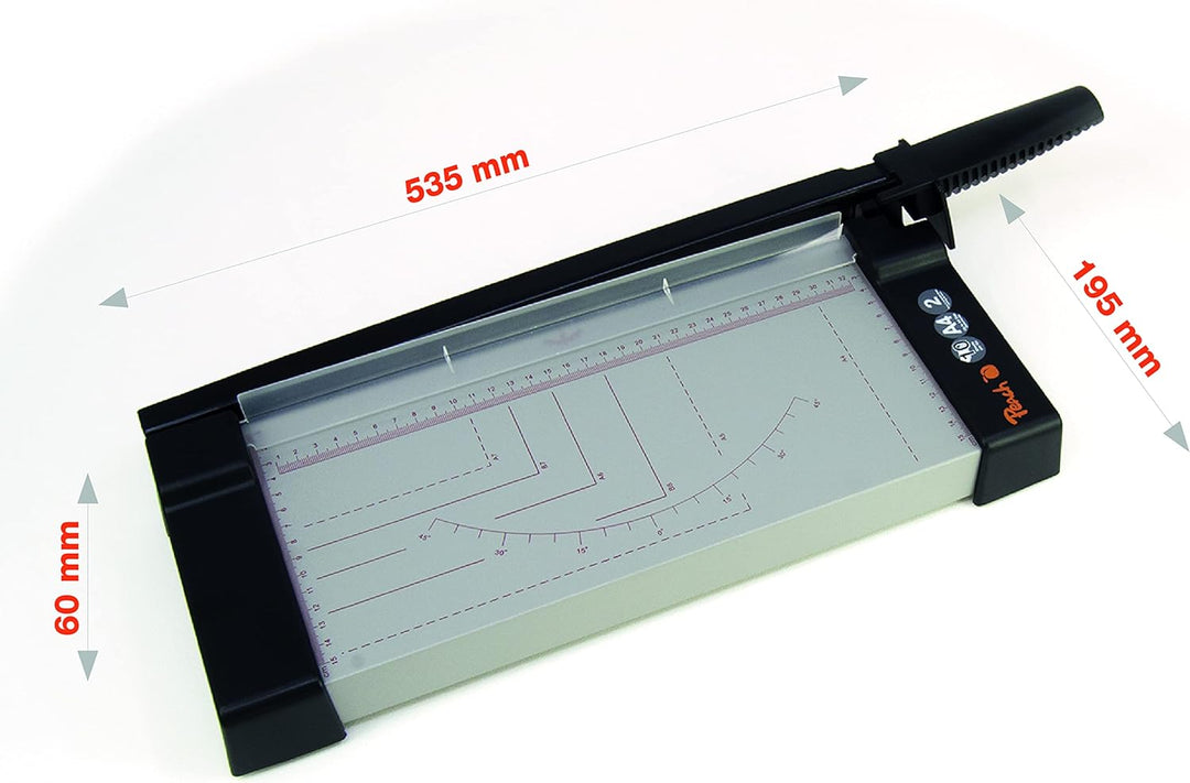 Peach Hebelschneider - für Homeoffice, Büro, Schule - bis A3 - bis 10 Blatt - Metallgehäuse - PC300-