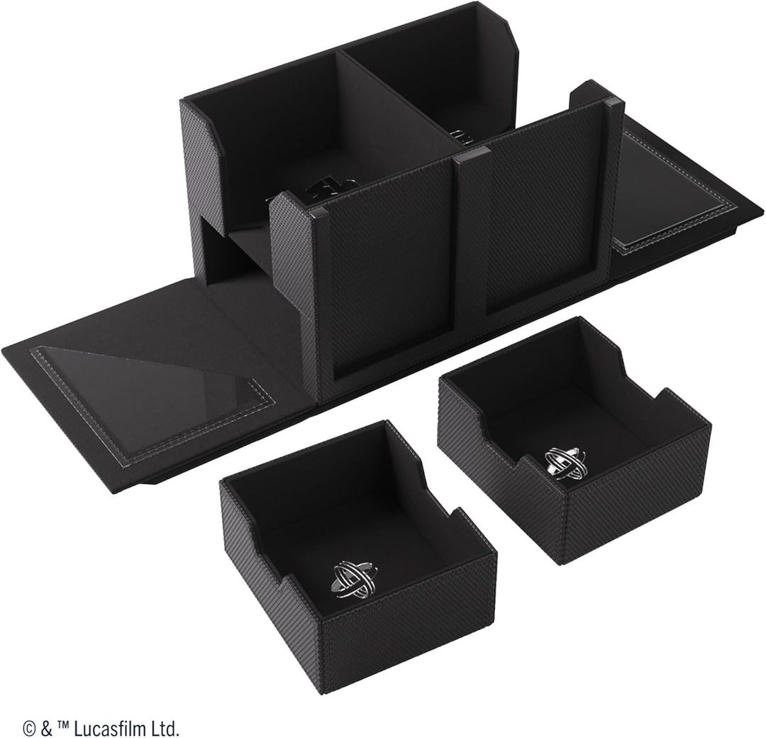 Gamegenic, Star Wars: Unlimited Double Deck Pod (Black) Schwarz, Schwarz