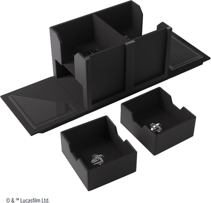Gamegenic, Star Wars: Unlimited Double Deck Pod (Black) Schwarz, Schwarz
