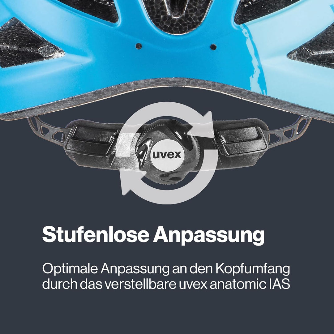 uvex i-vo cc - leichter Allround-Helm für Damen und Herren - individuelle Grössenanpassung - erweite