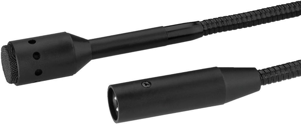 MONACOR DMG-600 Dynamische Schwanenhals-Mikrofone, schwarz, 231560