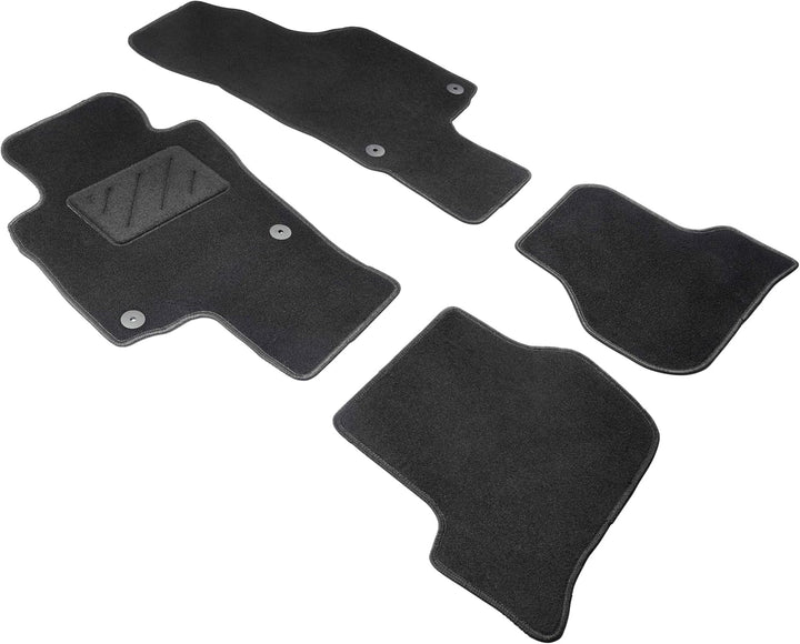 WALSER Auto Teppiche kompatibel mit Skoda Octavia II 02/2004-06/2013, 100% passgenaue Auto Fussmatte