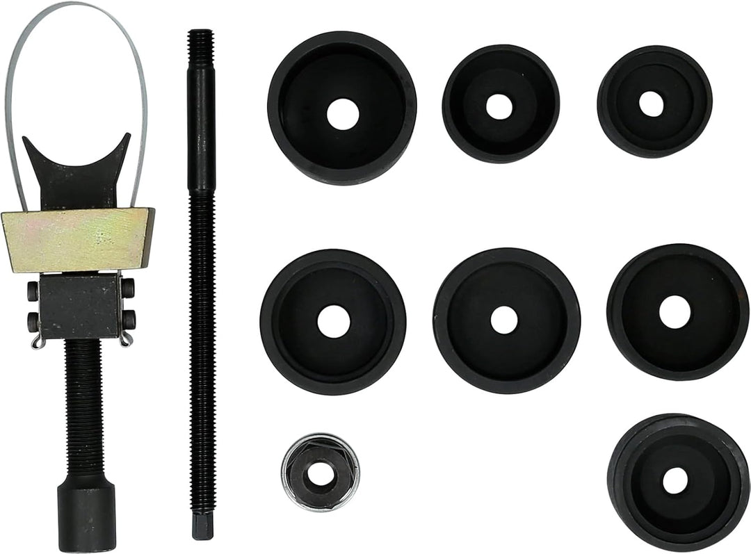 BRILLIANT TOOLS BT672200 Längslenkerbuchsen-Werkzeug-Satz, für Hinterachse BMW, 10-tlg [Powered by K