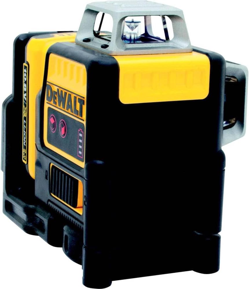 DeWalt Linienlaser (2x 360°, Laserdiode rot, 635 Nm, Laserklasse 2, Lasersichtbarkeit bis 20 m, inkl