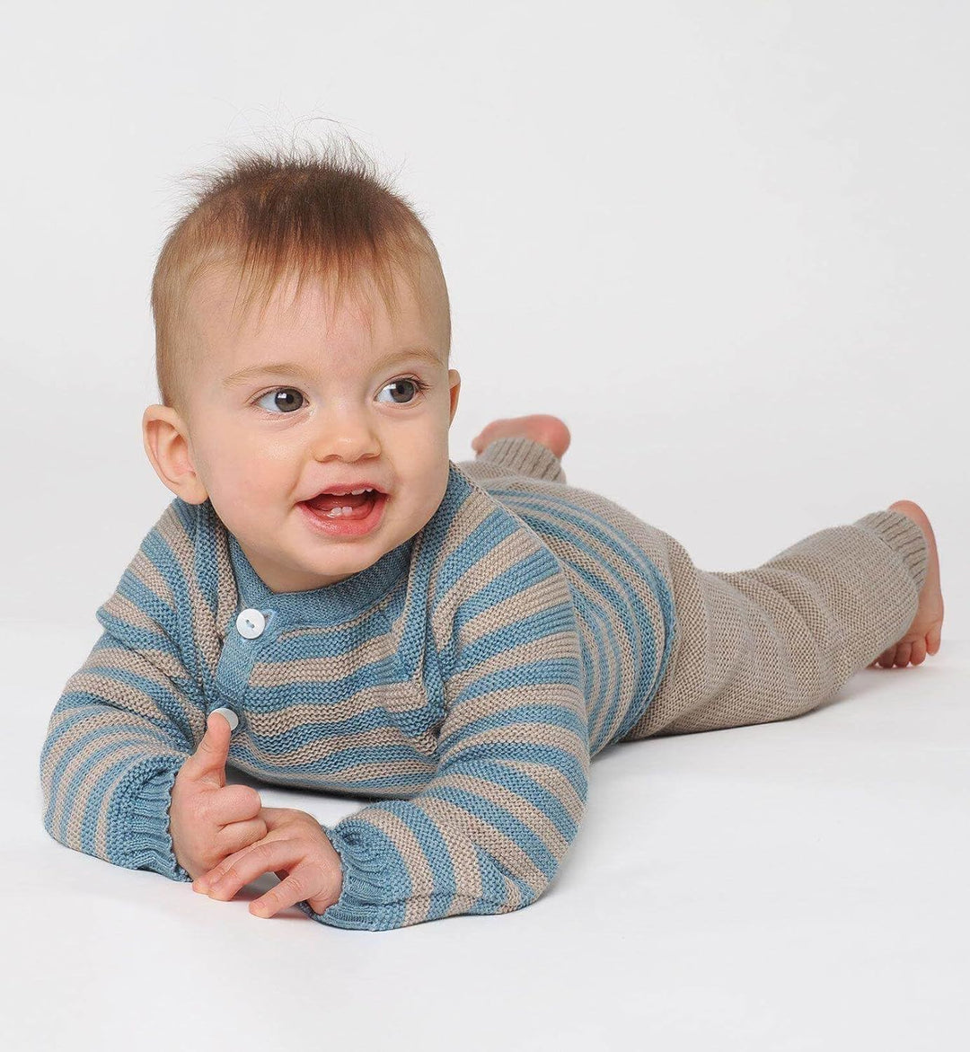 Reiff Uni Schlüttli Strickpullover Jacke Merino Schurwolle Öko kbT kbABio (86/92, Karibik)