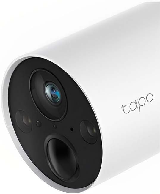 Tapo C420S1 Überwachungskamera innen & aussen, 2K hohe Auflösung, 5200mAh wiederaufladbarer Akku, Vo