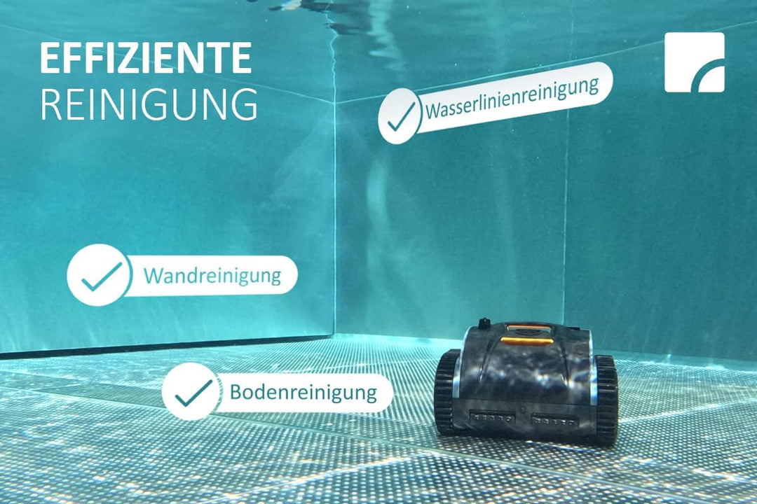 Steinbach Poolrunner SMART RXB 450 – 061502Y – Poolsauger mit App-Steuerung für Pools mit bis zu 40