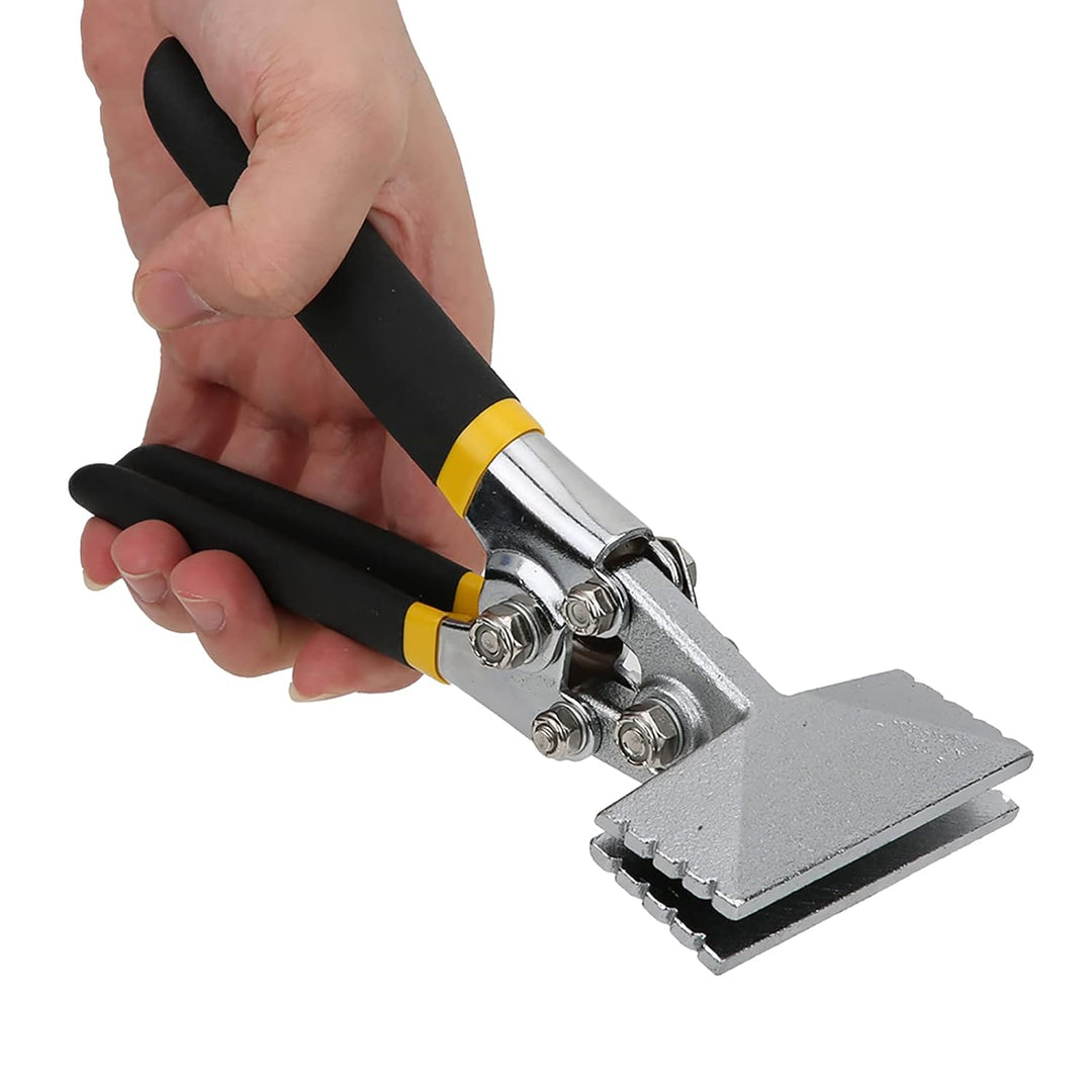 Blechbiegezange, 6-Zoll Falzzange Multifunktionales Gerades Metall Biegezangenwerkzeug, Rutschfeste