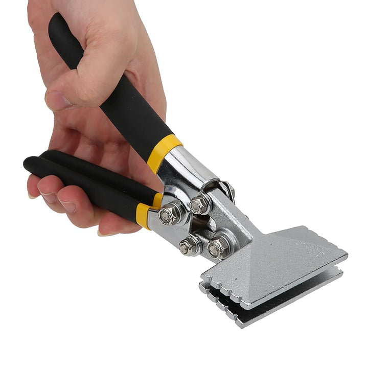 Blechbiegezange, 6-Zoll Falzzange Multifunktionales Gerades Metall Biegezangenwerkzeug, Rutschfeste