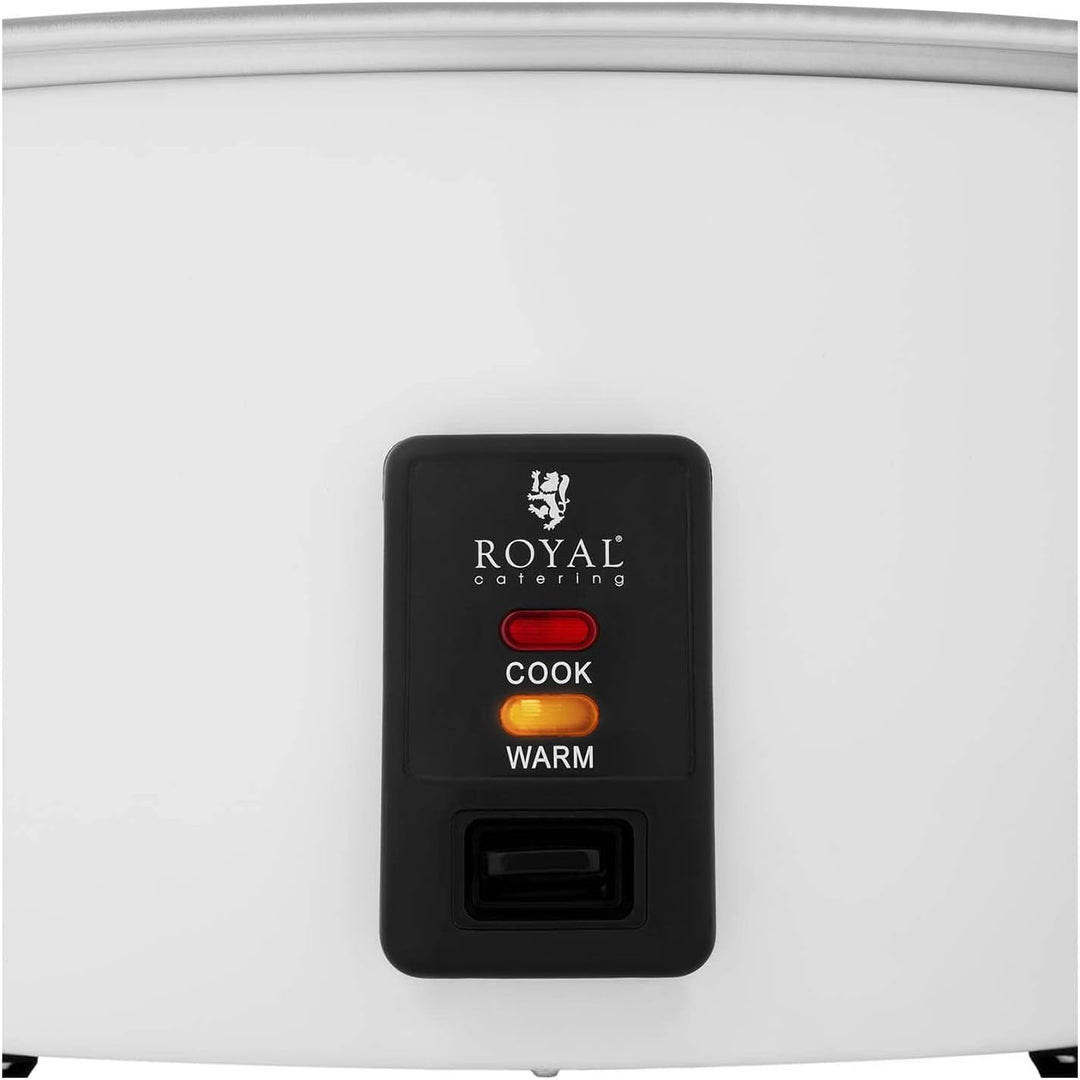 Royal Catering RCRK-10L Gastro Reiskocher Elektrisch Dampfkocher Reiskochtopf Gemüsegarer 10 L 1.550
