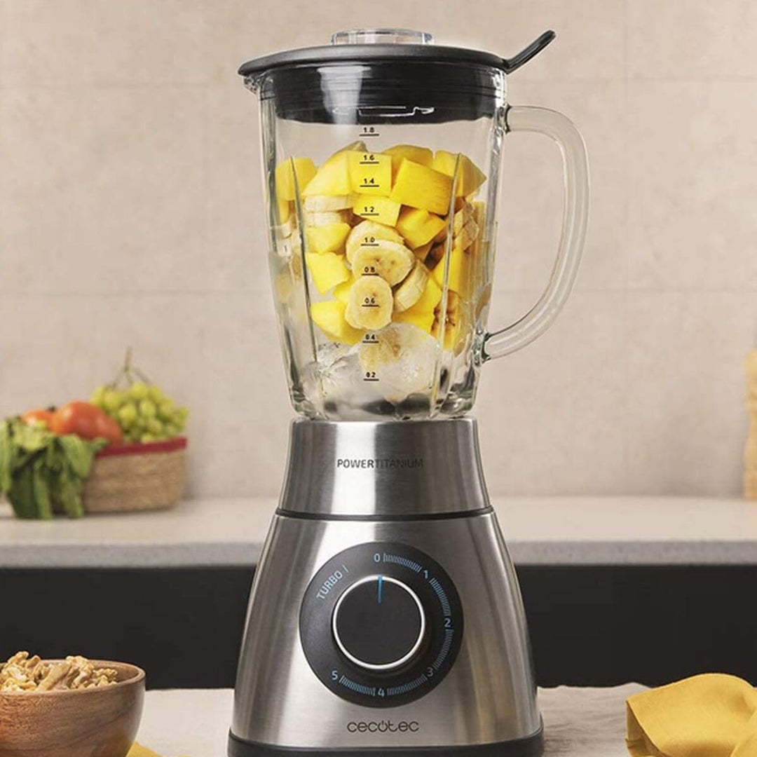 Cecotec 4140 Standmixer Power Black Titanium 1300 PerfectMix