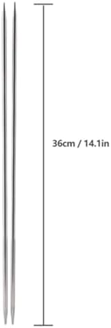 44 stücke 11 grössen 25 cm / 36 cm Edelstahl Gerade Stricknadel mit tasche Weave Set Handwerk Pullov