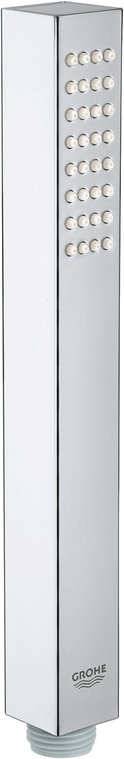 GROHE Euphoria Cube- Handbrause (wassersparend, Normalstrahl, langlebig), eckig, chrom, 27699000 Han