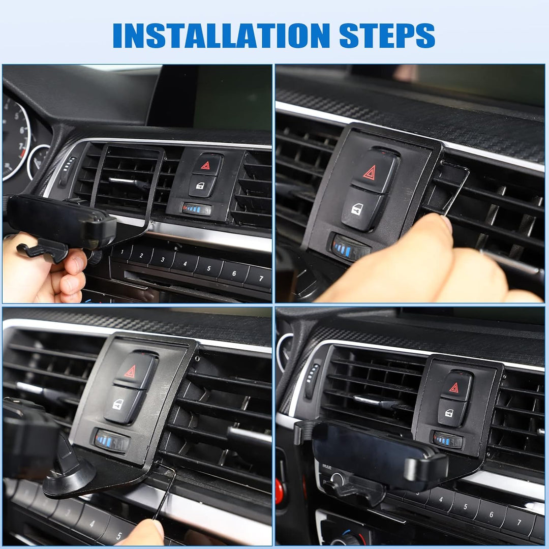 DIYUCAR Kfz-Handyhalterung, Handyhalterung für BMW 1 2 3 4 Serie F20 F21 F22 F23 F30 F31 F34 F32 F33