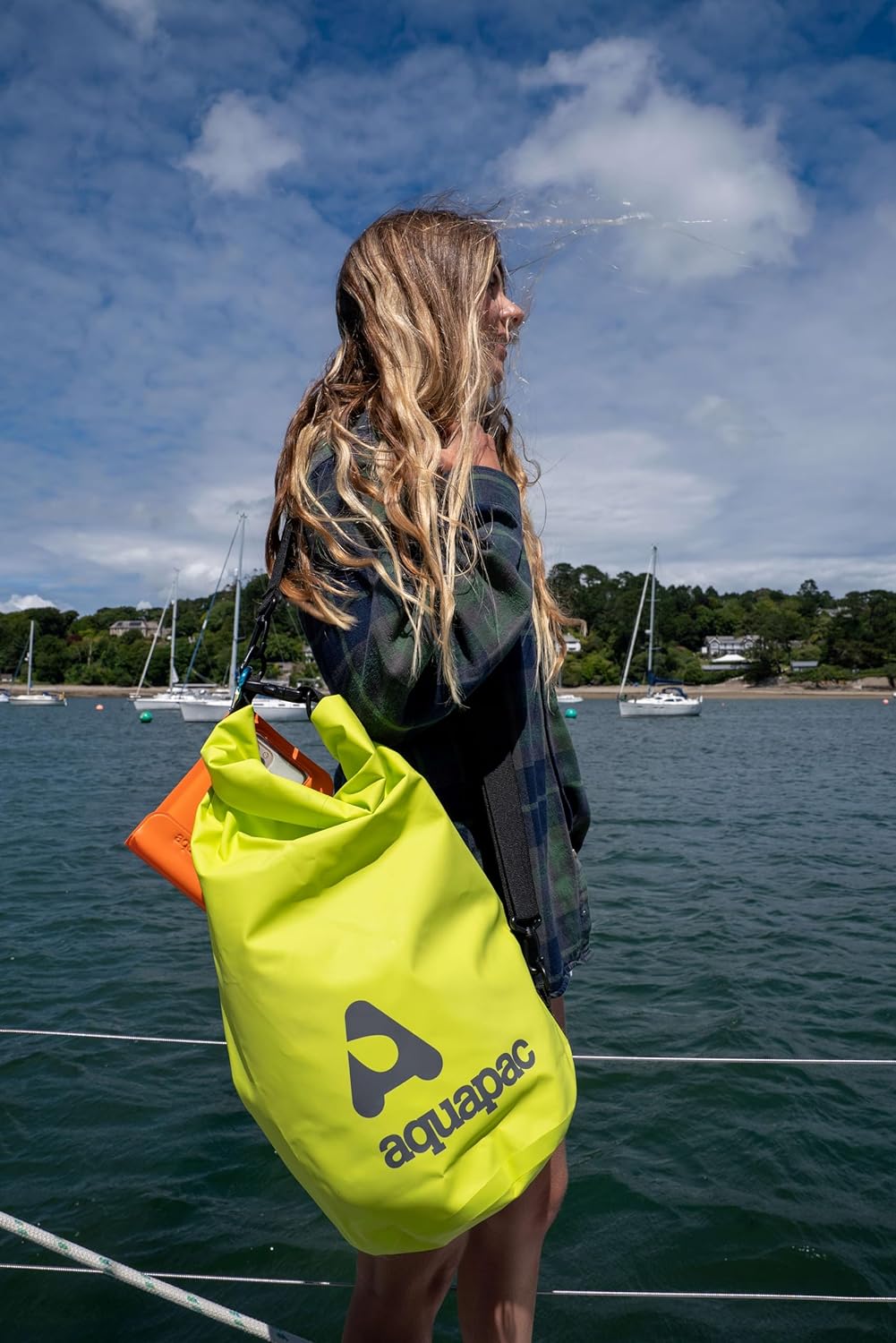 AquaPac Unisex Schwere Schultergurt Wasserdicht Drybag, Acid Green, 25l Grün - Acid Green 25 l, Grün