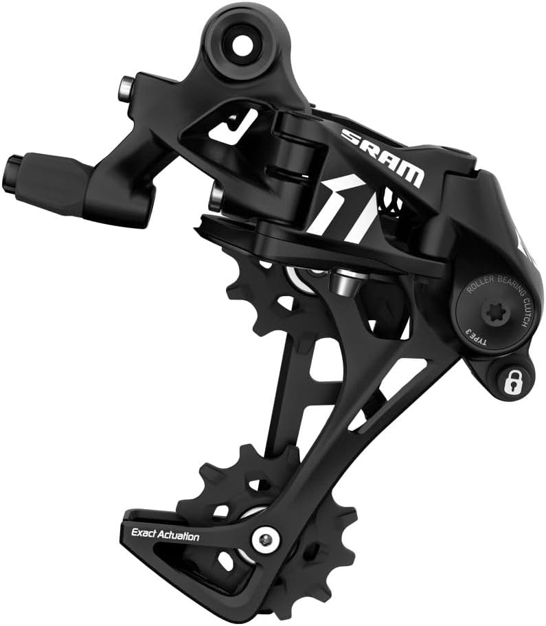 Sram Schaltwerk Apex 1 (11-Gang | Langer Käfig) Schwarz, Schwarz