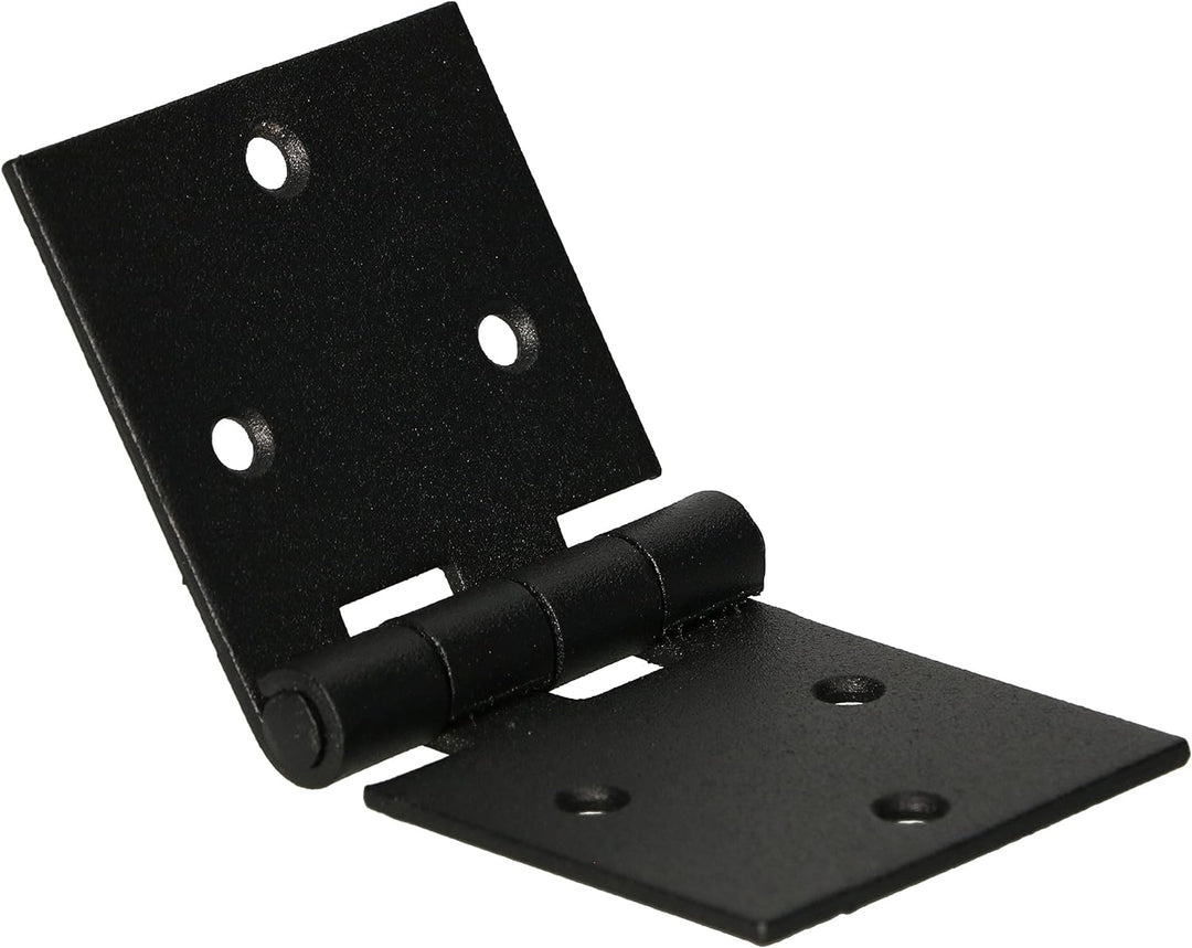 KOTARBAU® 25er Set Türscharnier Kistenband Möbelscharnier 100x50 mm Gerollt Schwarz 100x50 mm 25er S