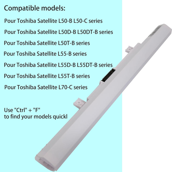 BLESYS PA5195U-1BRS Akku für Toshiba Satellite L50-B L50-B-xxx L50-C L50-C-xxx L50D-B L50DT-B L50T-B