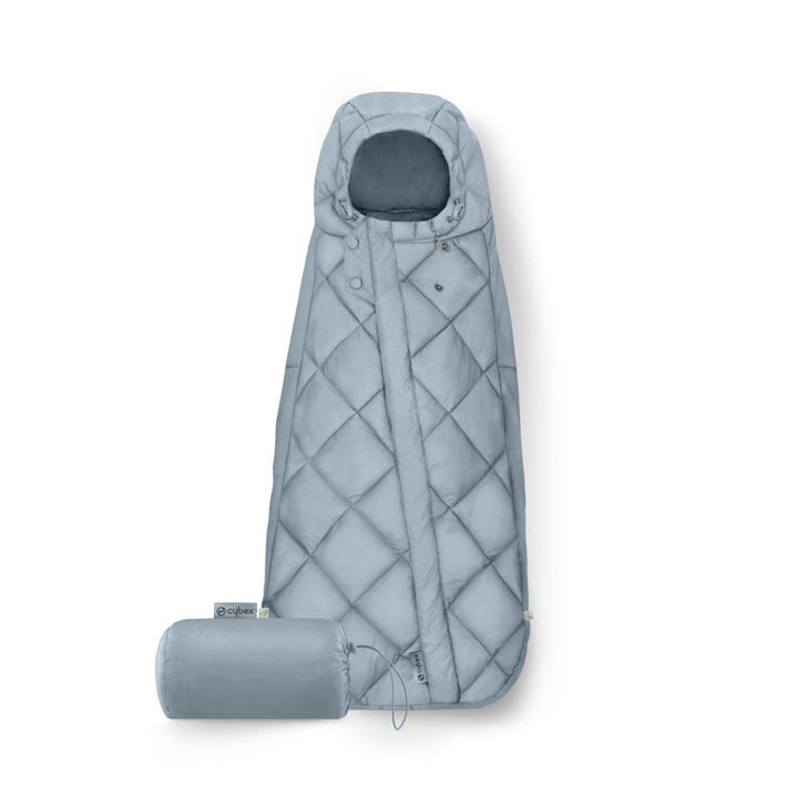 CYBEX Gold Fusssack Snøgga Mini 2, Für Babyschalen, Ab Geburt bis ca. 24 Monate, TOG 4, Sky Blue (Bl