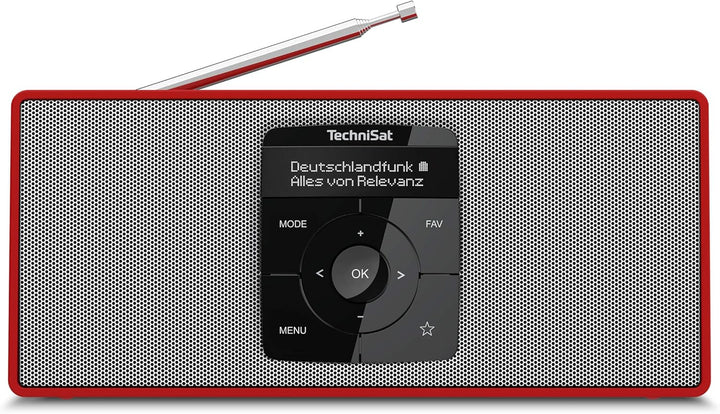 TechniSat DIGITRADIO 2 S - Tragbares DAB Stereo-Radio mit Akku (DAB+, UKW, Bluetooth Audiostreaming,