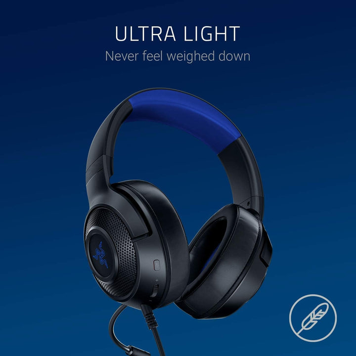 Razer Kraken X für Konsolen - Gaming Headset (Ultra leichte Gaming Headphones für PC, Mac, Xbox One,