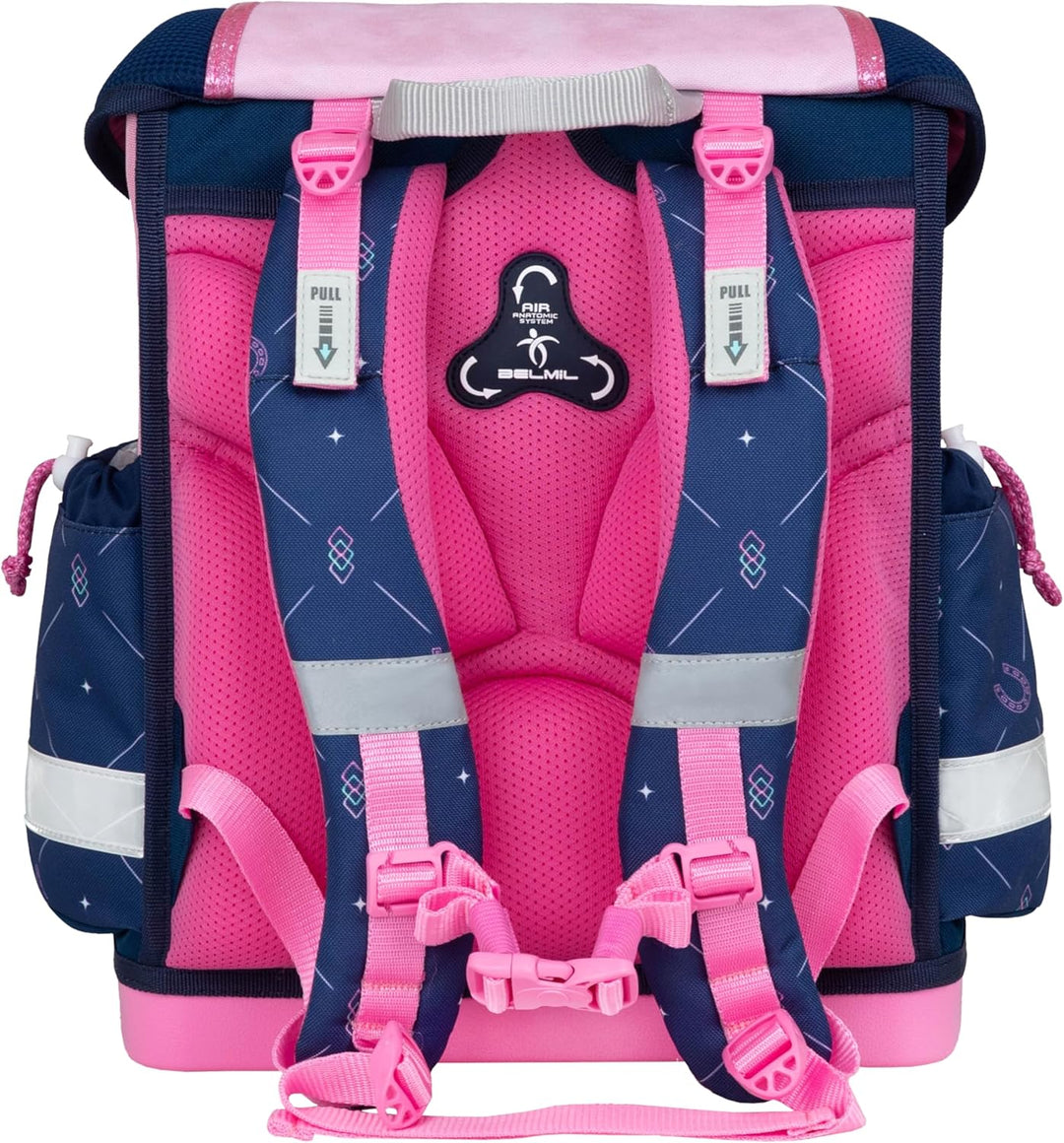 Belmil Classy Schulranzen Set 4 - teilig (403-13/AG/S) Amazing Horses